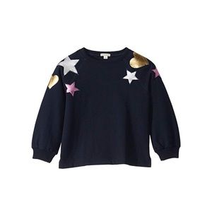 JCREW Crewcuts ⭐️Embroidered shapes sweatshirt⭐️